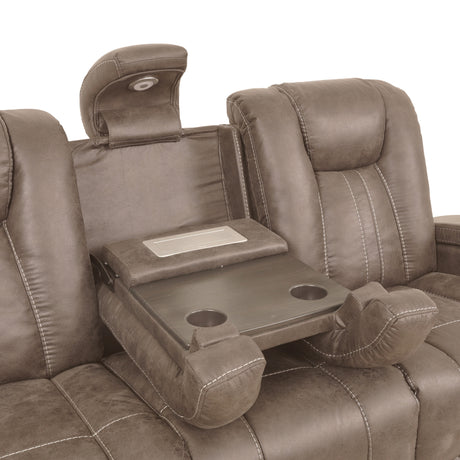 Marlow Sand Manual Reclining Sofa from Steve Silver - Luna Furniture