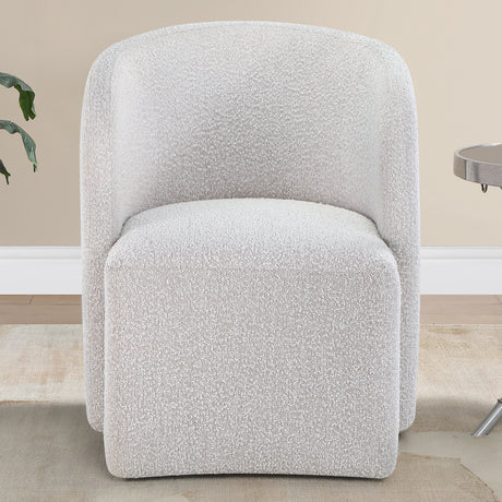 Annie Cotton Barrel Chair with Casters, Set of 2 from Steve Silver - Luna Furniture