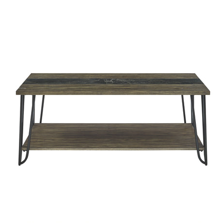 Harper Cocktail Table with SIntered Stone Inlay from Steve Silver - Luna Furniture