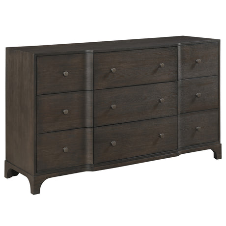 Verona Espresso Modern Breakfront Dresser from Steve Silver - Luna Furniture