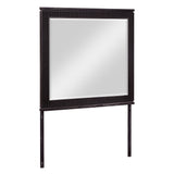 Henry 65″ 6-Drawer Reeded Dresser and Mirror, Espresso Finish from Steve Silver - Luna Furniture