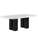 Artemis White Marble Dining Room Set from Steve Silver - Luna Furniture