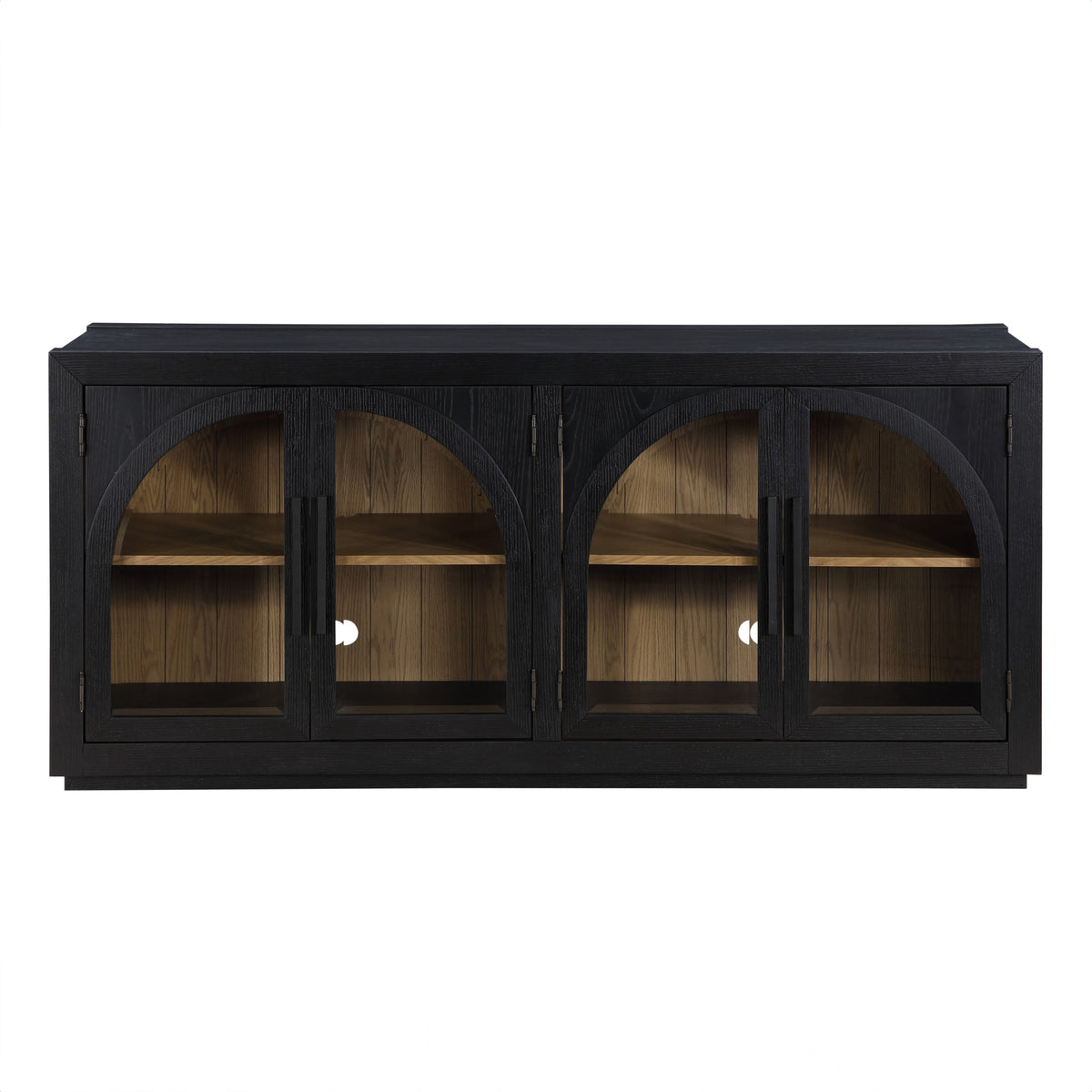 Magnolia Cathedral Doored Server, Black from Steve Silver - Luna Furniture