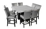 Artemis White Marble Counter Height Dining Table with Tan Base from Steve Silver - Luna Furniture