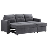 Noah Gray Flippable Convertible Storage Sleeper Chofa from Steve Silver - Luna Furniture