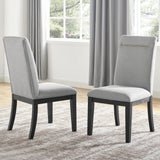 Yves Charcoal/Gray Dining Room Set from Steve Silver - Luna Furniture
