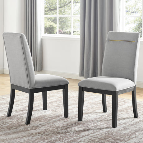Yves Charcoal/Gray Dining Room Set from Steve Silver - Luna Furniture