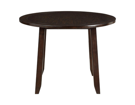 Yorktown Espresso 5-Piece Round Dining Room Set from Steve Silver - Luna Furniture