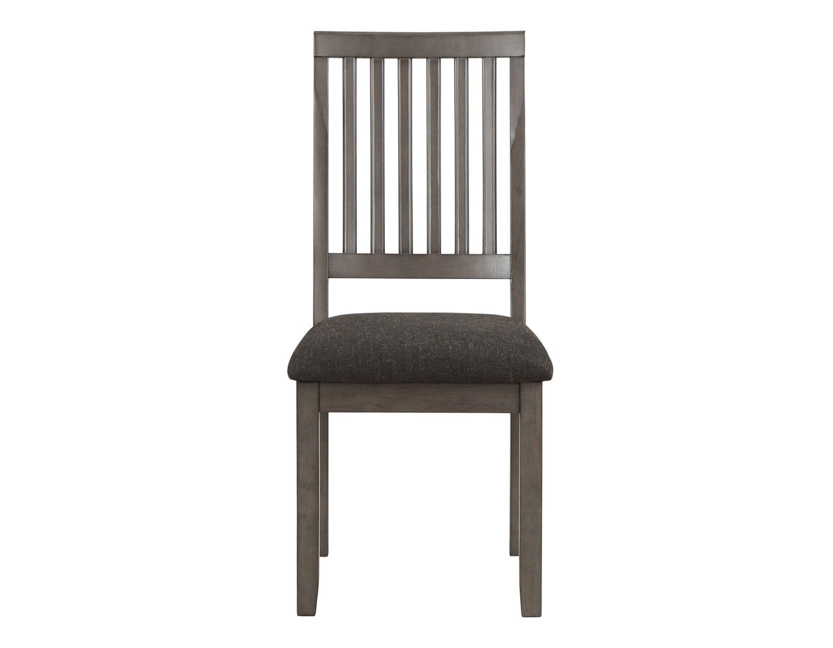 Yorktown Gray 5-Piece Round Dining Room Set from Steve Silver - Luna Furniture