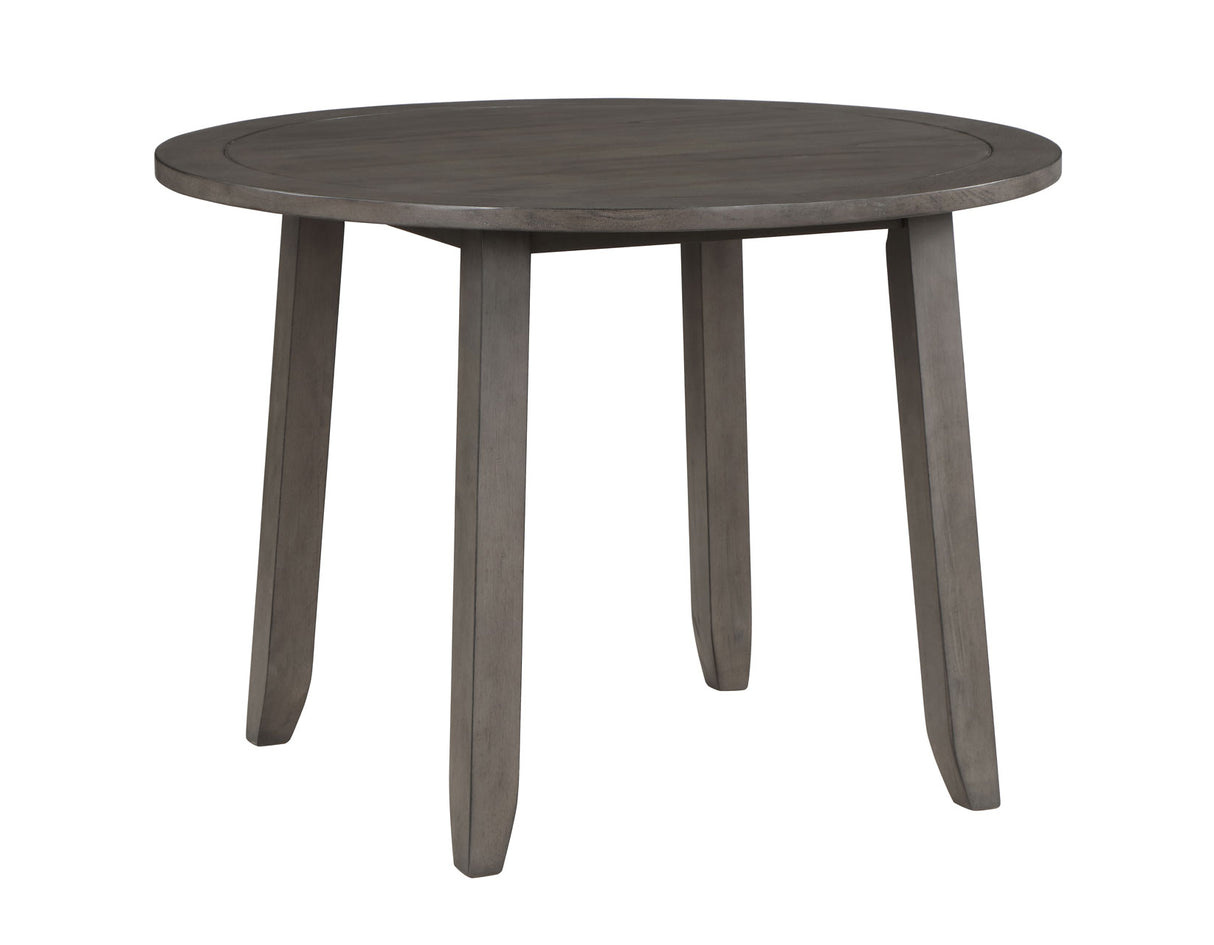 Yorktown Gray 5-Piece Round Dining Room Set from Steve Silver - Luna Furniture