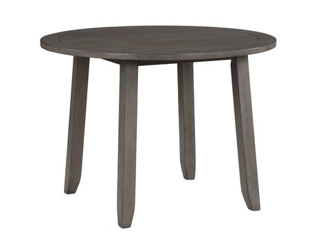 Yorktown Gray 5-Piece Round Dining Room Set from Steve Silver - Luna Furniture