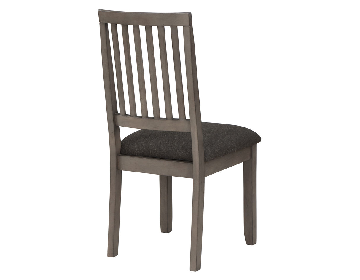 Yorktown Gray 5-Piece Round Dining Room Set from Steve Silver - Luna Furniture