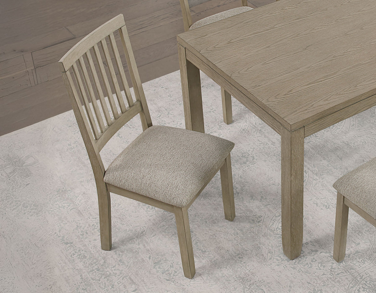 Yorktown Warm Sand 7-Piece Dining Room Set from Steve Silver - Luna Furniture