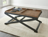 Topeka Brown 3-Piece Occasional Table Set (Cocktail & 2 End Tables) from Steve Silver - Luna Furniture