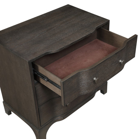Verona Espresso Nightstand with Integrated USB Power Center from Steve Silver - Luna Furniture