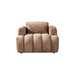 Yulia Coffee Boucle Chair from Nova Furniture - Luna Furniture