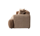 Yulia Coffee Boucle Sofa & Loveseat from Nova Furniture - Luna Furniture