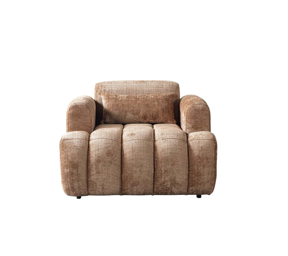 Yulia Coffee Boucle Sofa & Loveseat from Nova Furniture - Luna Furniture