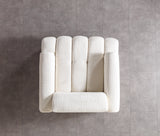 Yulia Ivory Boucle Chair from Nova Furniture - Luna Furniture