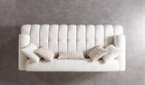 Yulia Ivory Boucle Sofa & Loveseat from Nova Furniture - Luna Furniture