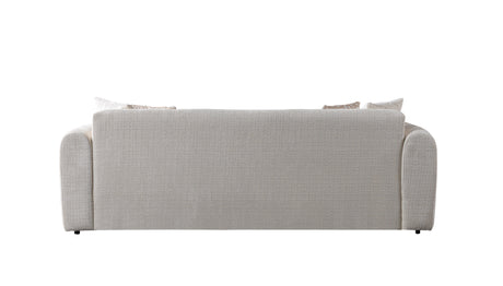 Yulia Ivory Boucle Sofa & Loveseat from Nova Furniture - Luna Furniture