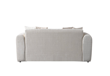 Yulia Ivory Boucle Sofa & Loveseat from Nova Furniture - Luna Furniture