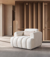 Yulia Ivory Boucle Sofa & Loveseat from Nova Furniture - Luna Furniture