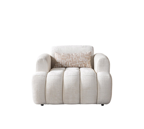 Yulia Ivory Boucle Sofa & Loveseat from Nova Furniture - Luna Furniture