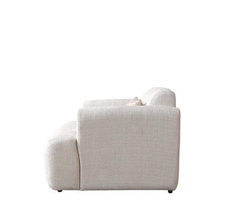 Yulia Ivory Boucle Sofa & Loveseat from Nova Furniture - Luna Furniture