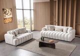 Yulia Ivory Boucle Sofa & Loveseat from Nova Furniture - Luna Furniture