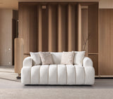 Yulia Ivory Boucle Sofa & Loveseat from Nova Furniture - Luna Furniture