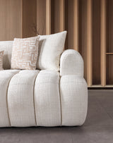 Yulia Ivory Boucle Sofa & Loveseat from Nova Furniture - Luna Furniture