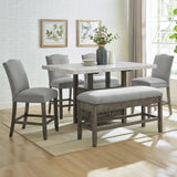 Grayson Gray Counter Chair Gray, Set of 2 from Steve Silver - Luna Furniture
