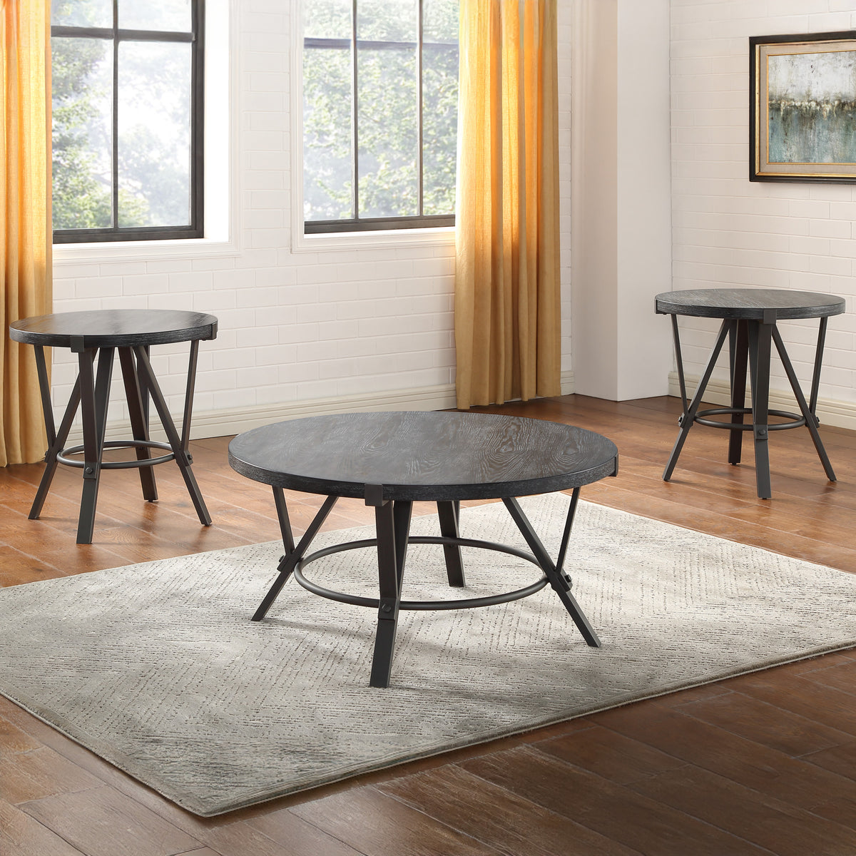 Portland Gray End Table from Steve Silver - Luna Furniture