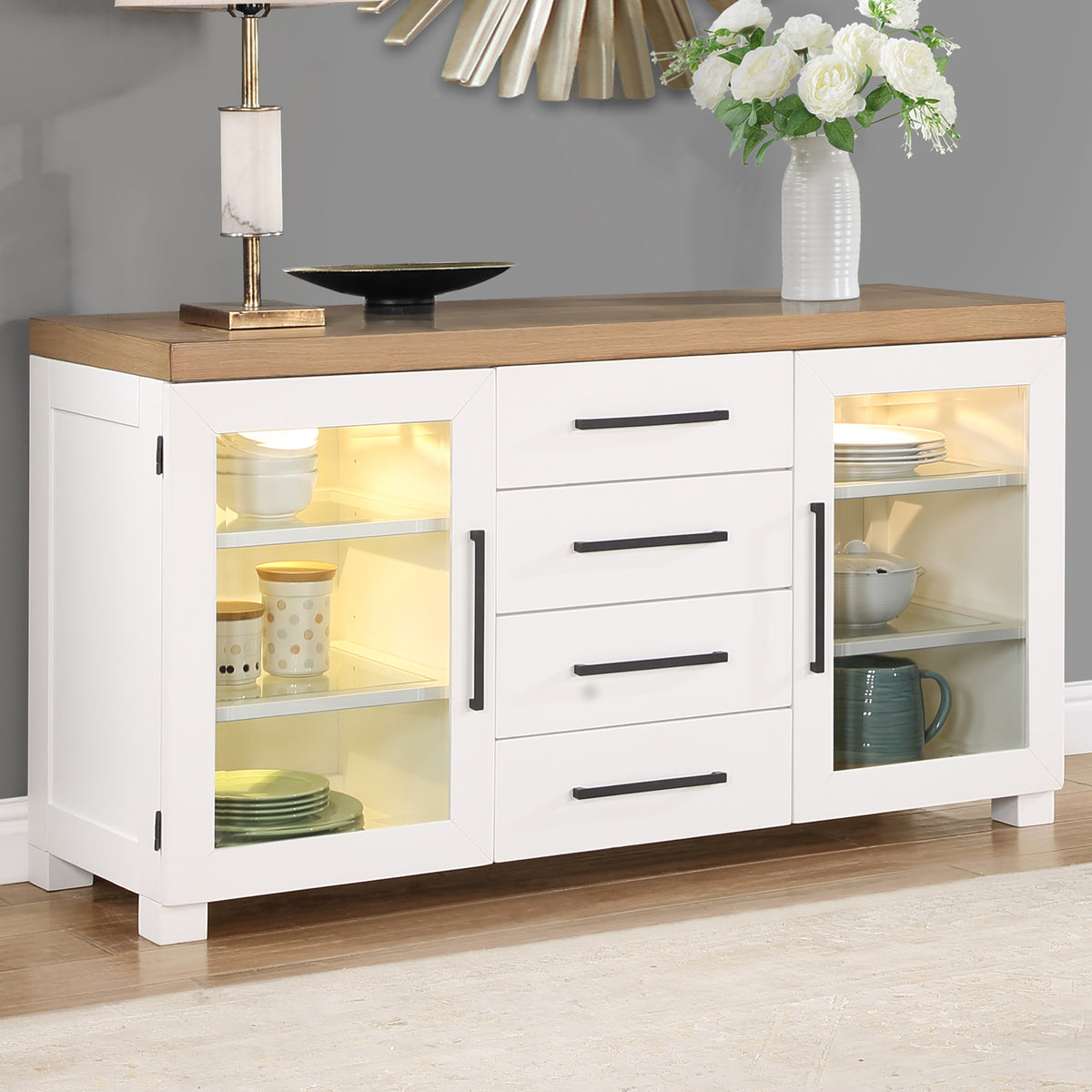 Magnolia Server from Steve Silver - Luna Furniture