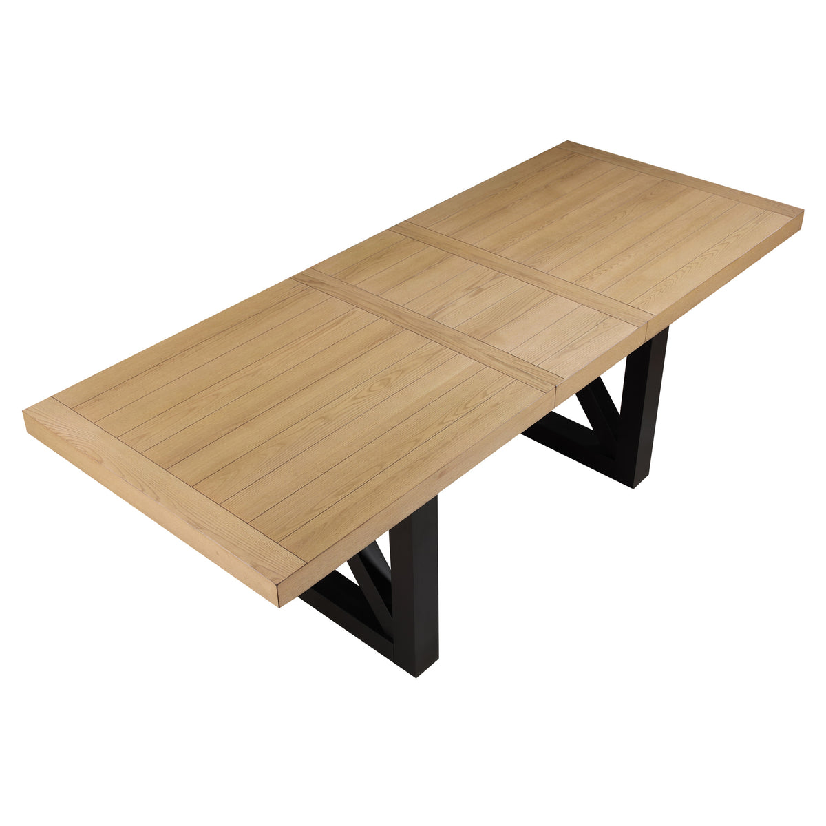 Magnolia 80-96-inch Counter Table w/18-inch Leaf, Black Base from Steve Silver - Luna Furniture