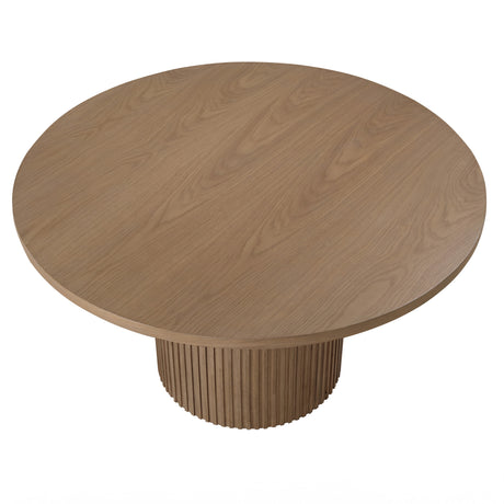 Colvin 5-Piece 52-inch Round Dining Set, Brown from Steve Silver - Luna Furniture