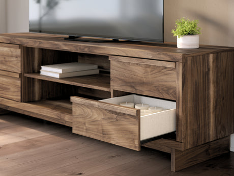 Zadilyn Brown 72" TV Stand from Ashley - Luna Furniture
