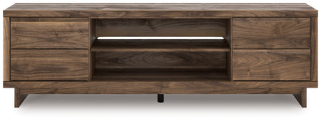 Zadilyn Brown 72" TV Stand from Ashley - Luna Furniture