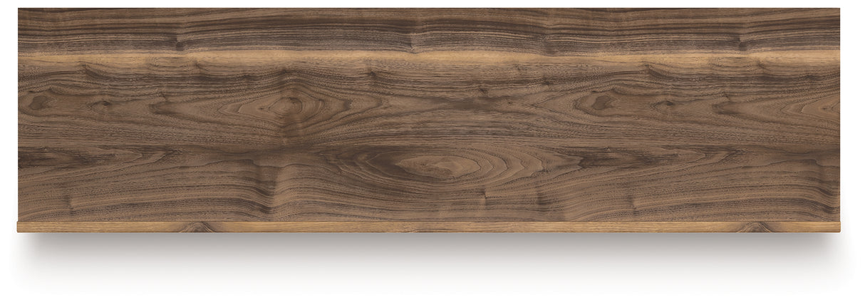 Zadilyn Brown 72" TV Stand with Electric Fireplace from Ashley Furniture - Luna Furniture