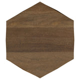 Zalika Natural Hexagonal Solid Mango Wood End Table from Coaster - Luna Furniture
