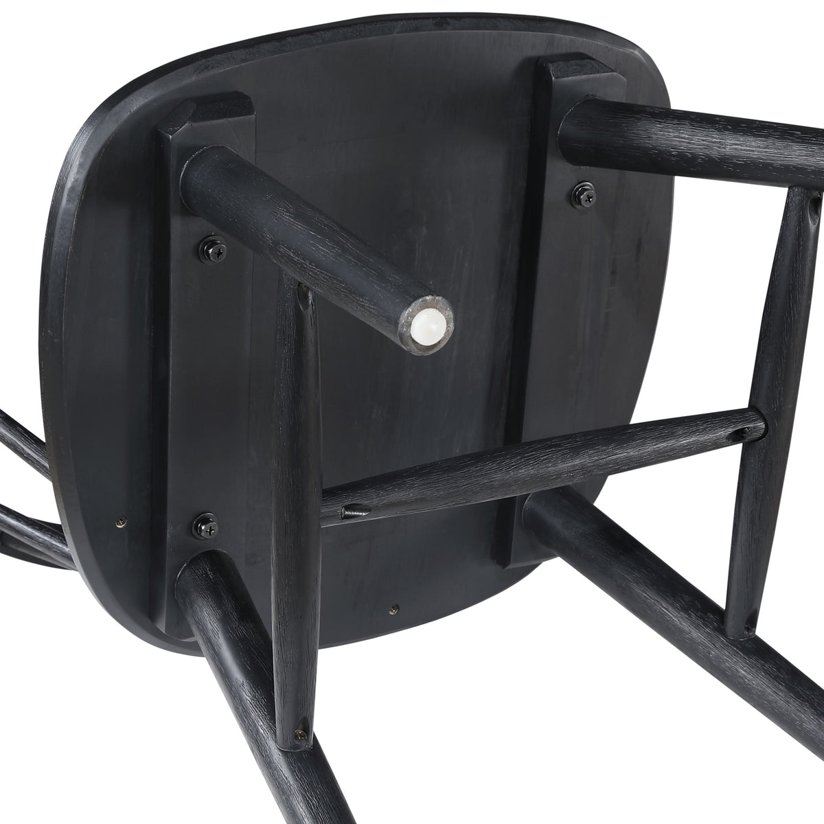 Willow Solid Wood Dining Chair, Black from Steve Silver - Luna Furniture