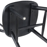 Willow Solid Wood Dining Chair, Black from Steve Silver - Luna Furniture