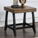 Ralston Caramel/Ebony End Table from Steve Silver - Luna Furniture