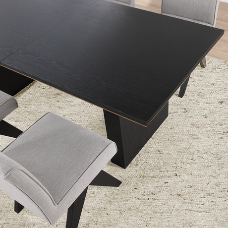 Magnolia 80-96″ Dining Table with 16″ Leaf from Steve Silver - Luna Furniture