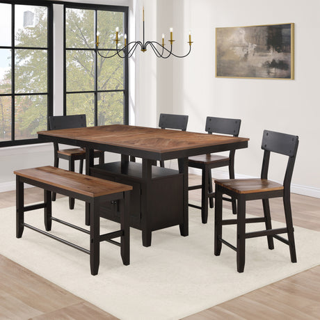 Bermuda 6-Piece Counter Dining Set from Steve Silver - Luna Furniture