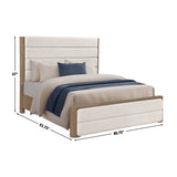 Theo Brown King Upholstered Bed from Steve Silver - Luna Furniture