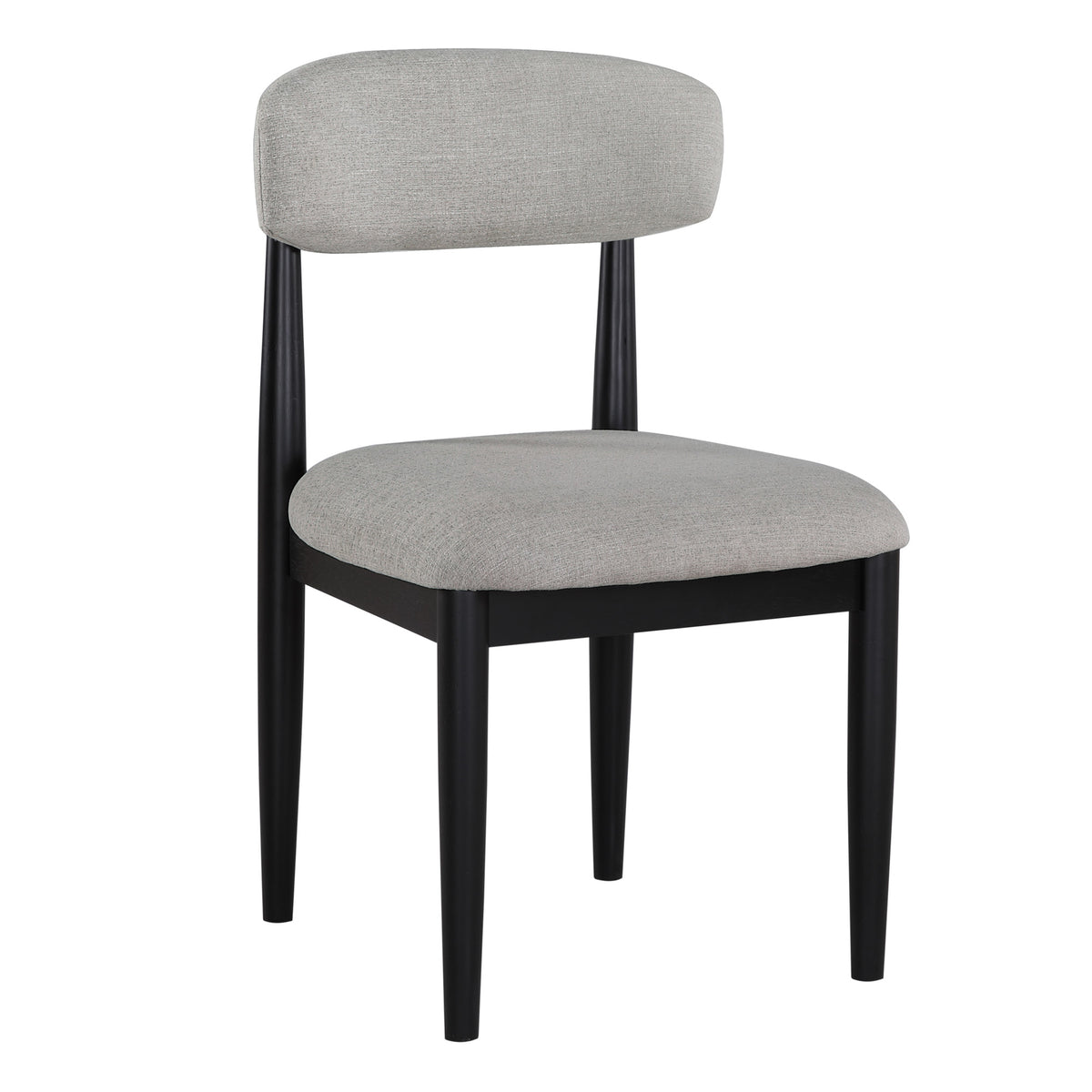 Magnolia Black/Gray Upholstered Side Chair, Black, Set of 2 from Steve Silver - Luna Furniture