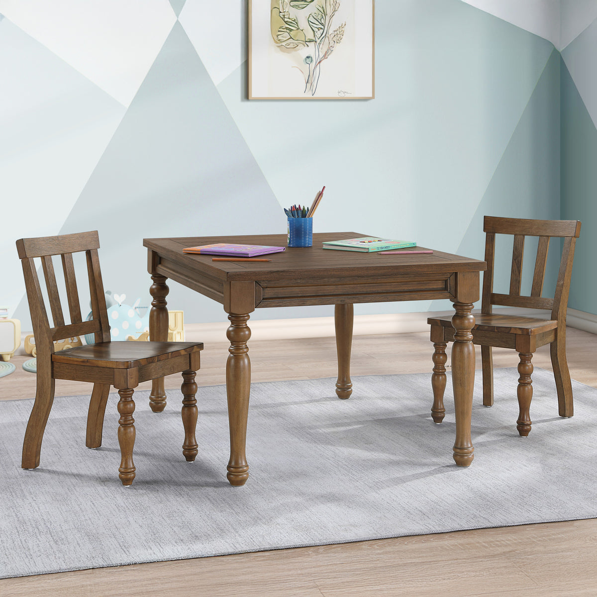 Joanna Mocha Kids Dining Table from Steve Silver - Luna Furniture