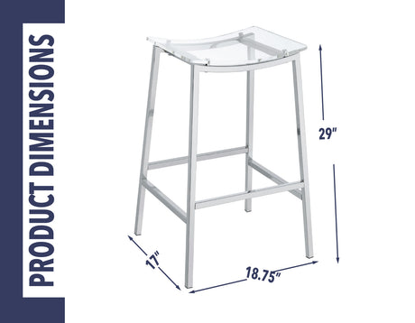 Zena 30″ Backless Bar Stool from Steve Silver - Luna Furniture